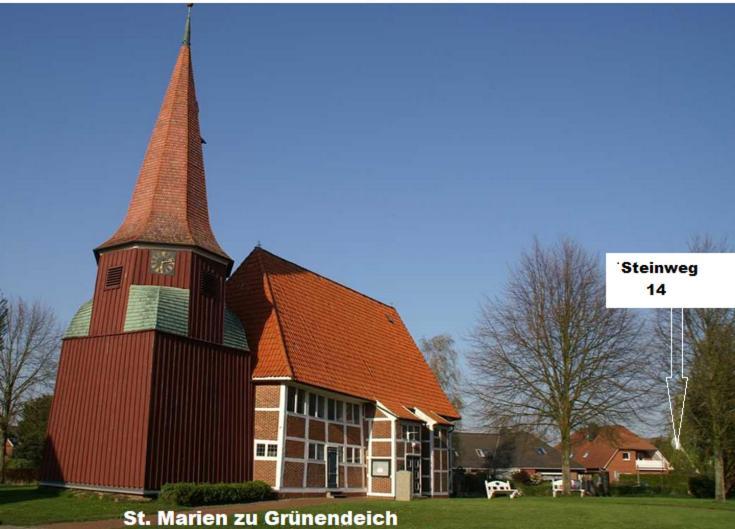 Wohnen Im Alten Land Gruenendeich Ngoại thất bức ảnh